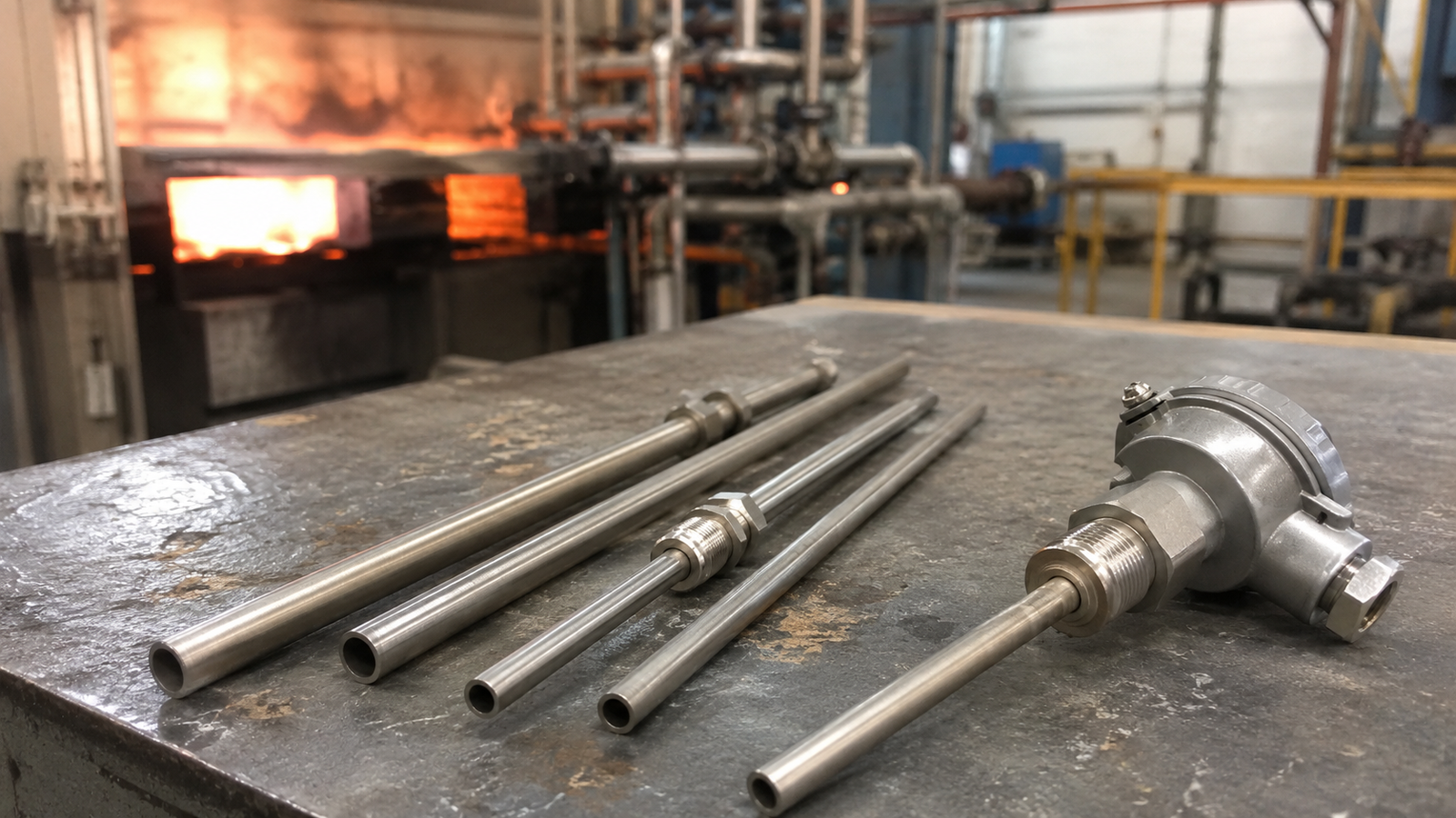 nickel alloy tubes for thermocouple protection